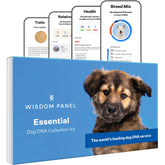 Wisdom Health front packaging showing kit and benefit of easy at-home testing