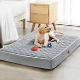 WNPETHOME front view of orthopedic bed showing plush quilted comfort