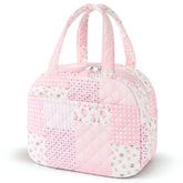 WOBAGMEN vista frontal patchwork rosa con estilo elegante práctico