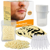 Wokaar empaque frontal mostrando kit completo para depilación nasal y auricular