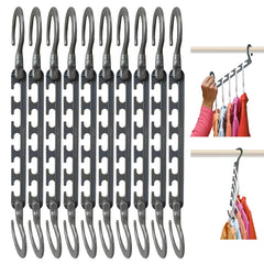 Wonder Hanger Max vista frontal del paquete mostrando ahorro de espacio