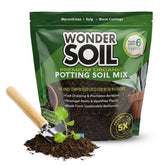 Wonder Soil front packaging showing product branding and size benefits