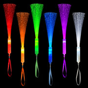 Wondrus front packaging showing 24 colorful fiber optic wands, bright party impact