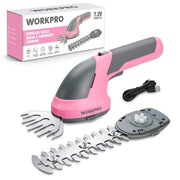 WORKPRO caja frontal del producto mostrando diseño rosa y donación solidaria