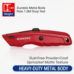 WORKPRO primer plano de la hoja SK5 tratada térmicamente para filo duradero