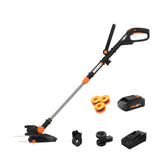 WORX GT front view showing full tool and ergonomic handles for comfortable yardwork