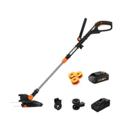 WORX GT front view showing full tool and ergonomic handles for comfortable yardwork