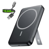 Wowuwoai vista frontal del power bank mostrando diseño compacto y fácil transporte