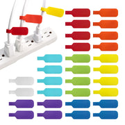 Wrap-It Storage paquete frontal mostrando 30 etiquetas multicolor, organiza fácil