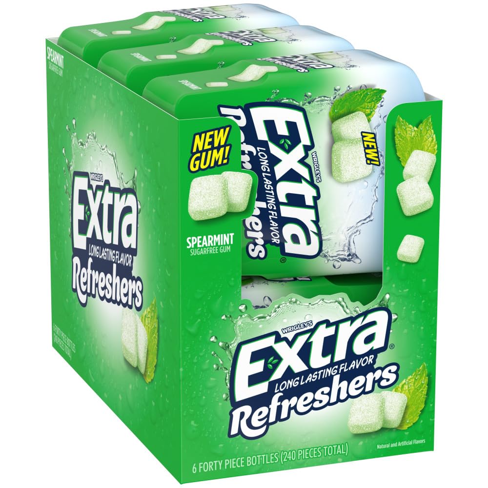WRIGLEY'S EXTRA frente del empaque que muestra conveniencia y frescor