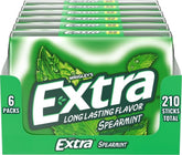 WRIGLEY'S EXTRA vista frontal del paquete aporta identificación y frescura inmediata