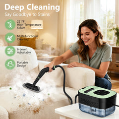 WSRYYCC close-up of 1.25L water tank and ergonomic handle for easy filling