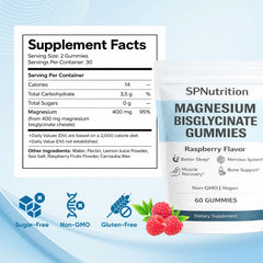 WXDOAU etiqueta con ingredientes y concentración de magnesio bisglicinato clara