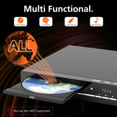 Wxjwyt puertos HDMI, AV y coaxial visibles, conexión sencilla para TV moderna y antigua