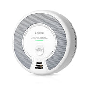 X-Sense SC06 vista frontal mostrando diseño compacto y beneficios de seguridad