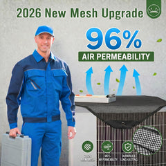 Xeeol primer plano malla de resina, muestra resistencia y ventilación