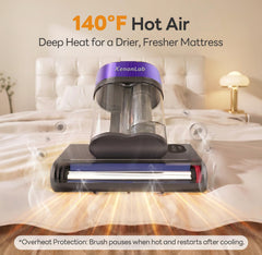 XenonLab multi-layer filter and 500ml dual dust cup for longer cleaning cycles