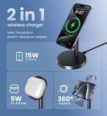 Xiauodo close-up of magnetic charging pad showing precise magnets and reliable charging
