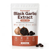 XICOFISS front packaging showing odorless fermented black garlic benefits