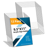 XINANDE front view acrylic sign holder showing clean presentation benefit