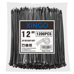 XINGO paquete frontal con 1200 bridas negras, abundancia para proyectos