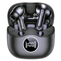 xinwld Air7 Pro frontal con estuche abierto mostrando auriculares y LED