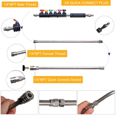 Xiny Tool curved gutter attachment in use clearing debris to reach gutters without a ladder