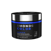 XMONDO envase frontal del color super blue mostrando etiqueta y beneficio de brillo