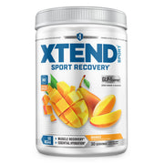 Xtend envase mango al frente mostrando el diseño y beneficio de recuperación