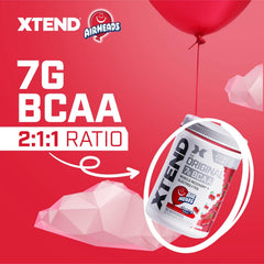 Polvo Xtend textura cercana destacando mezcla fácil y sin grumos