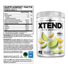 Textura del polvo Xtend Lemon Lime cerca, fácil de mezclar y sin grumos