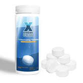 XtremepowerUS paquete frontal que muestra pastillas de cloro, limpieza prolongada