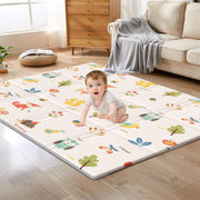 XVISHX playmat front view showing full cushioned surface and safe design