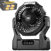 XZK ventilador frontal mostrando diseño portátil y facilidad de transporte