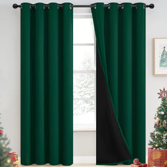 Yakamok frontal del panel verde esmeralda mostrando bloqueo y elegante caída