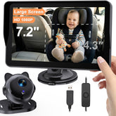Yakry front monitor display showing clear 7.2-inch view and easy readability