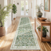 Yamaziot vista frontal del runner floral que aporta estilo vintage