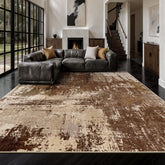Yarooge front view of 8x10 abstract rug showing elegant pattern and instant style