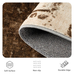 Yarooge rug in living room styled setting adding warmth and modern flair