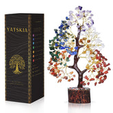 YATSKIA árbol de vida frontal mostrando las siete gemas y acabado decorativo