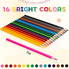YEGEER abanico de 16 colores, ventaja visual para proyectos creativos