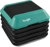 Yes4All platform front view showing compact 16x16 footprint and stable base for workouts