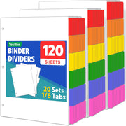 YesBes front packaging showing 120 dividers and colorful tabs for quick sorting