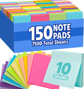 YesBes front stack of 150 pads showing compact bulk and neat edges