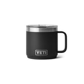 YETI front view showing black mug design and durable build