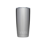 YETI Rambler 20 oz vista frontal mostrando el diseño duradero y capacidad