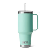 YETI Rambler 42 oz front view in seafoam showing durable finish and large capacity