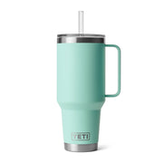 YETI Rambler 42 oz front view in seafoam showing durable finish and large capacity