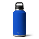 YETI Rambler 64 oz front view showing durable royal blue finish and capacity