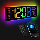 YISILE front display shows large color digits and improves room readability